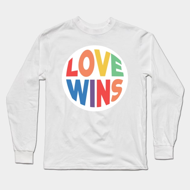 Love Wins LGBTQ Long Sleeve T-Shirt by MajorCompany